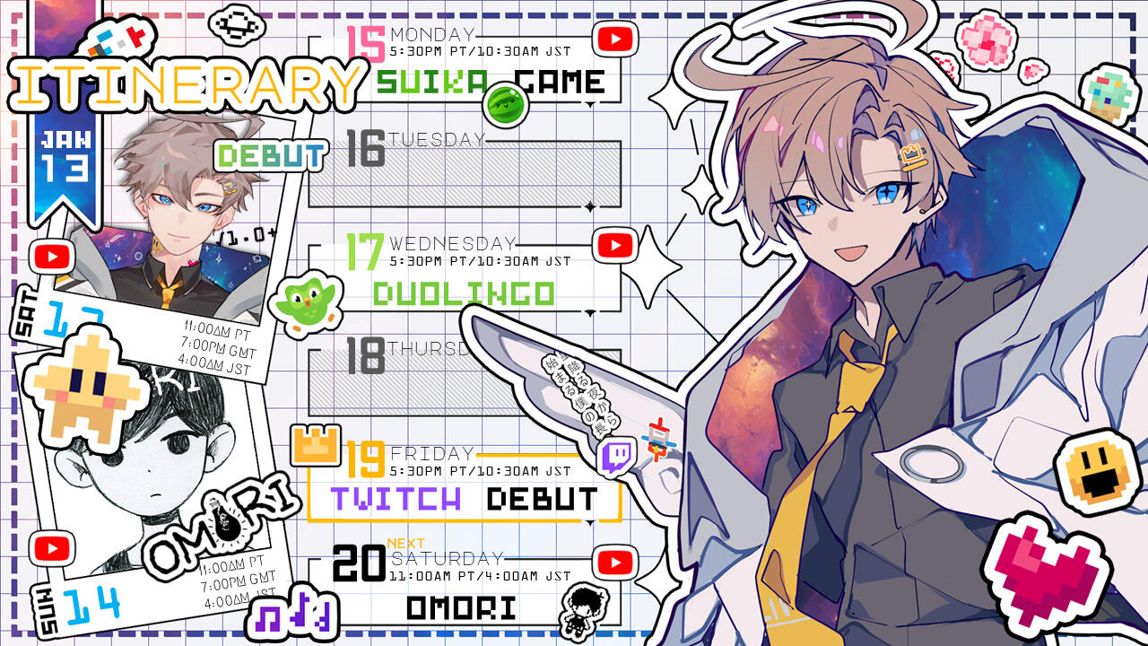 Schedule Design ✦ Roy ✧ @Royai_MilkMilk